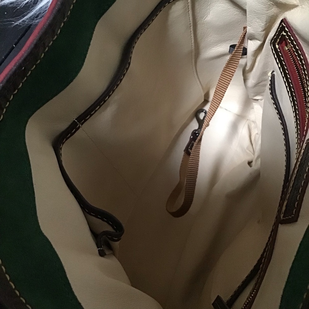 Dooney Florentine Leather North south bucket tote - Picture 14 of 16